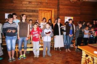 в В Яремче на Івано-Франківщині, відбувається табір для дітей Донецького екзархату УГКЦ